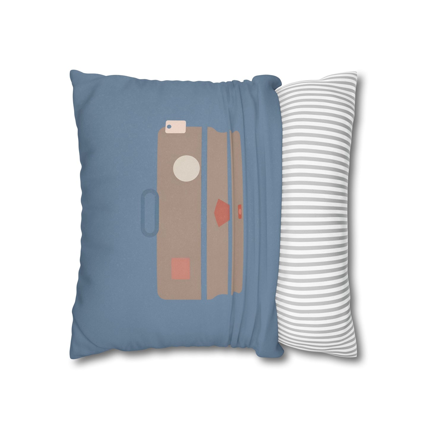 The Traveler's Suitcase Throw Pillow – Bear Nursery Decor