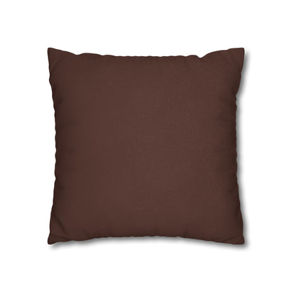 Mark of Courage Throw Pillow – Wizard Collection (Brown & Gold Lightning Bolt)